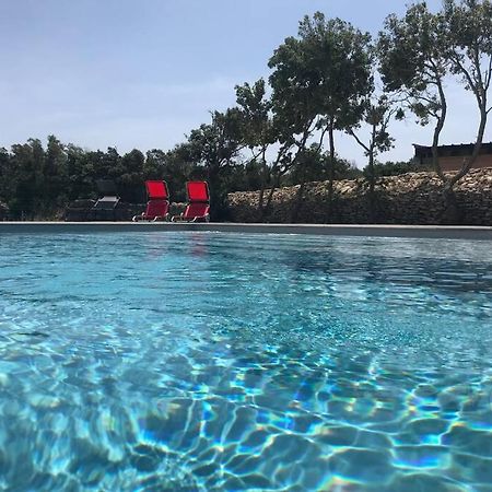 BONIFACIO 3mn du Port! Villa piscine chauffée ,clim,wifi Exterior foto